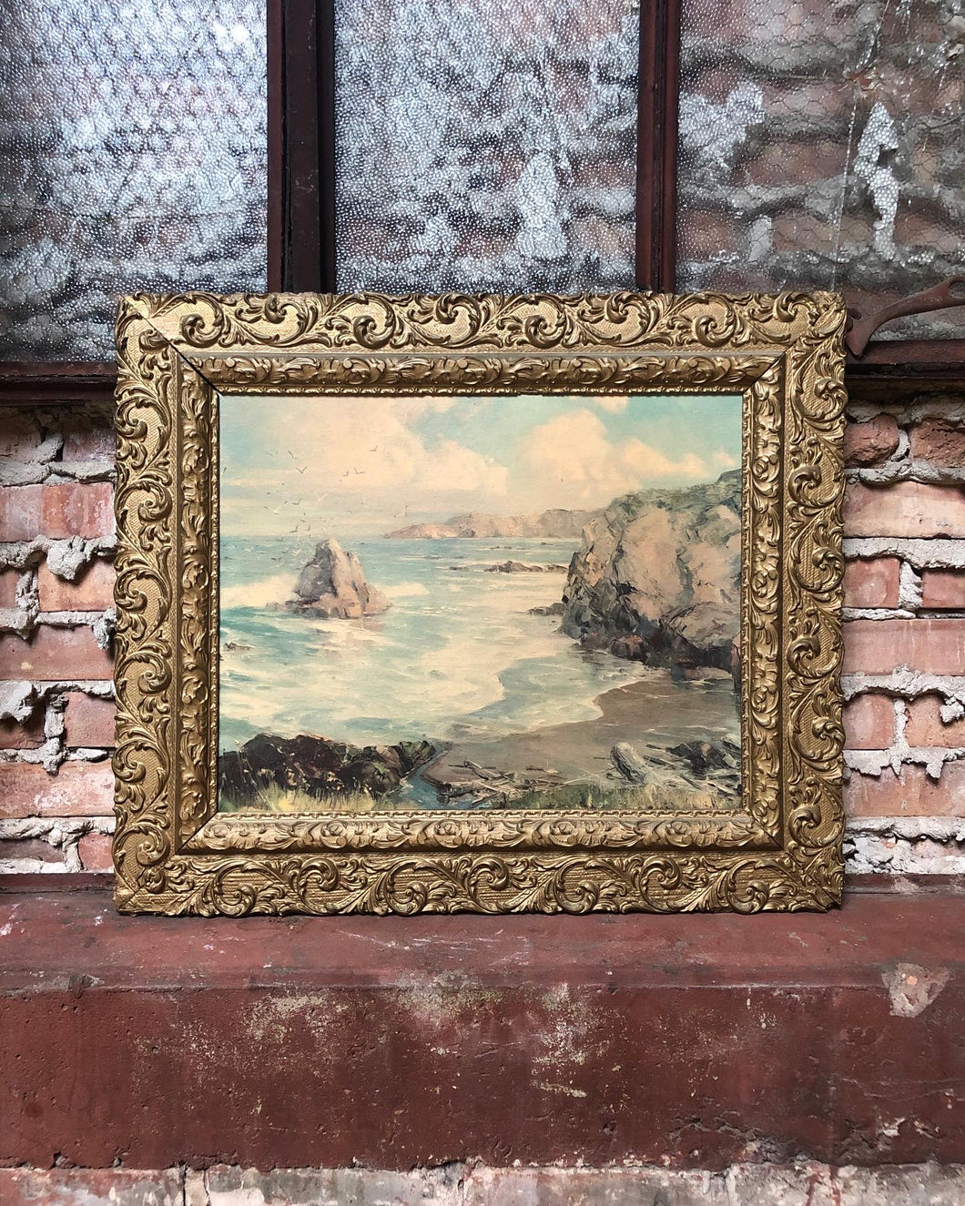 Ornate Sea Landscape Print