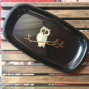 Owl Tray by Couroc
