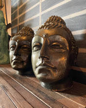 Load image into Gallery viewer, ONE LEFT - Crackle Glaze Ceramic Buddha Heads (Sold Separately)
