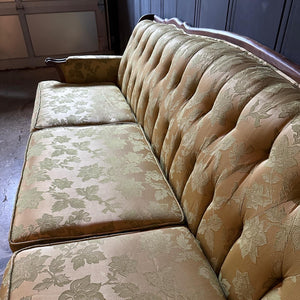 Leafy Chartreuse Sofa
