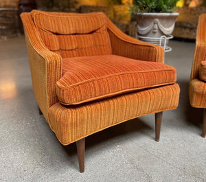 Mid-Century Armchair Set (2)