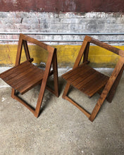 Load image into Gallery viewer, Yugoslavian A-Frame Folding Chair Set (2)
