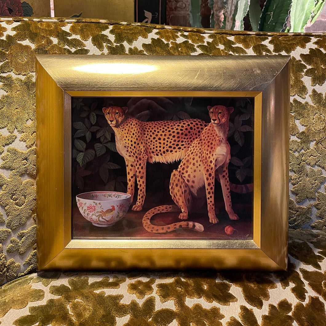 Surreal Framed Cheetah Print