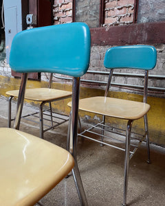 Two-Tone Heywood Wakefield Chairs, 14 Available