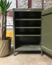 Load image into Gallery viewer, Industrial Side Table / Cabinet

