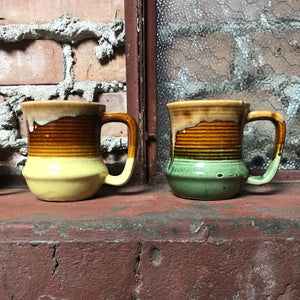Colorful Glazed Mug Set (4)