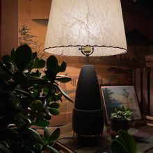 Load image into Gallery viewer, Mid-Century Lamp w/ Fiberglass Shade + Hairpin Stand
