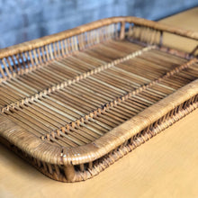 Load image into Gallery viewer, Wicker Tray w/ Handles
