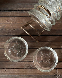Glass Coaster and Stand Set (6)