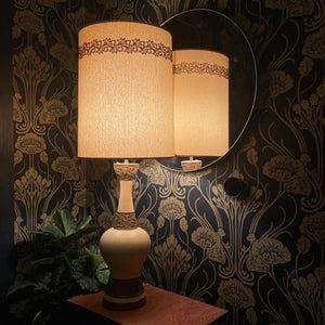 Mid-Century Ceramic-Glam Lamp