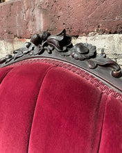 Load image into Gallery viewer, Antique Victorian Tufted Couch
