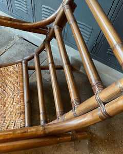 Rattan Lounger w/ Ottoman