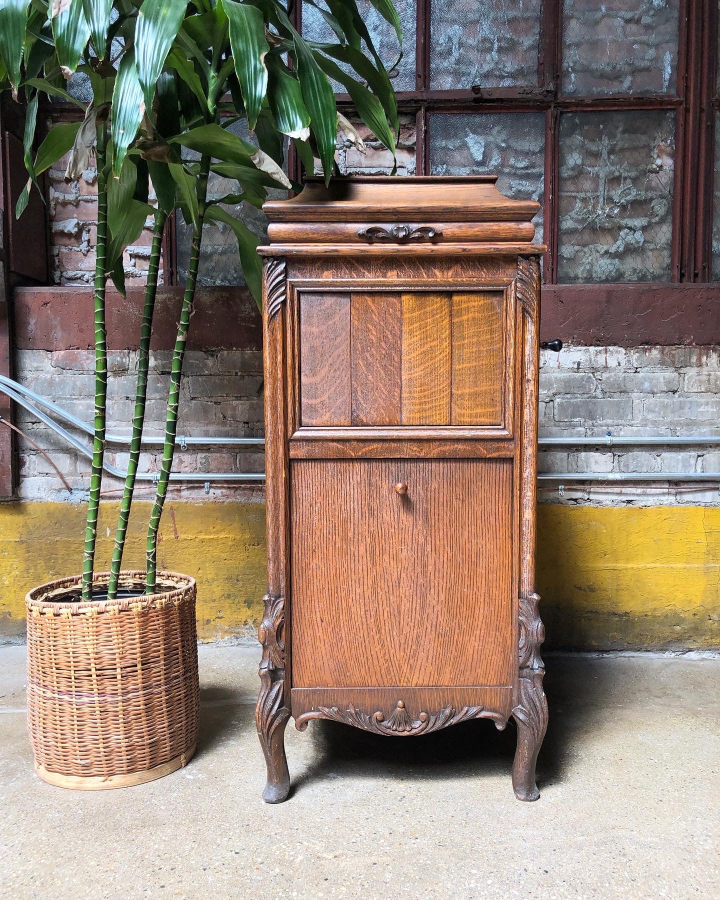 Antique Columbia Grafonola Phonograph w/ Records – Dandy