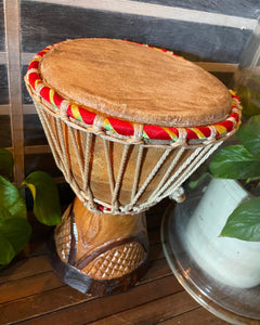 Carved Djembe Drum