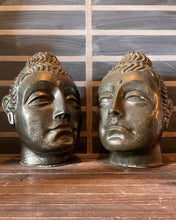 Load image into Gallery viewer, ONE LEFT - Crackle Glaze Ceramic Buddha Heads (Sold Separately)
