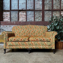 Load image into Gallery viewer, Floral Needlepoint Loveseat
