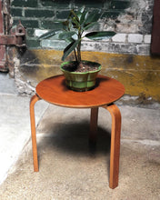 Load image into Gallery viewer, Danish-Modern Teak Bentwood Side Table
