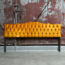 Load image into Gallery viewer, King-Size Crushed Velvet-Tufted Headboard
