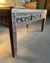 Load image into Gallery viewer, Ornate Carved-Wood Coffee Table

