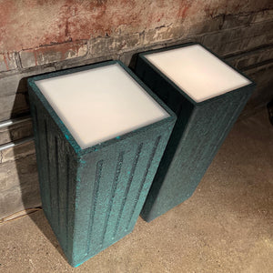 Lit Pedestals, Two (2) Available