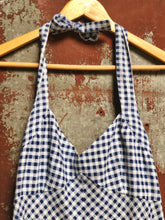 Load image into Gallery viewer, Homemade Gingham Halter Dress
