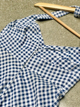 Load image into Gallery viewer, Homemade Gingham Halter Dress
