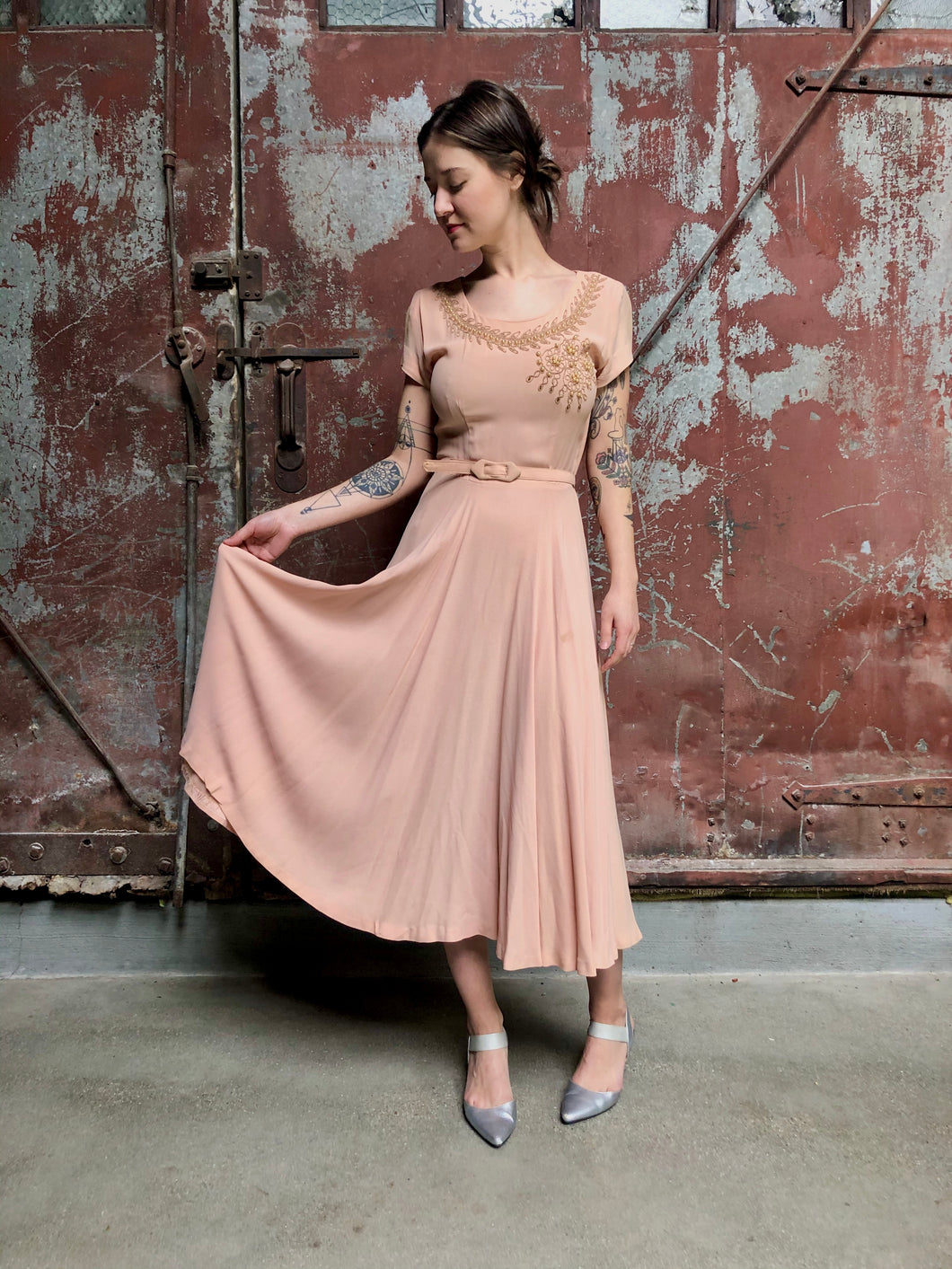 '40s Blush Dress