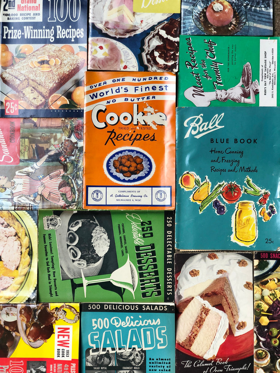 Mini Cookbooks, Set of 16