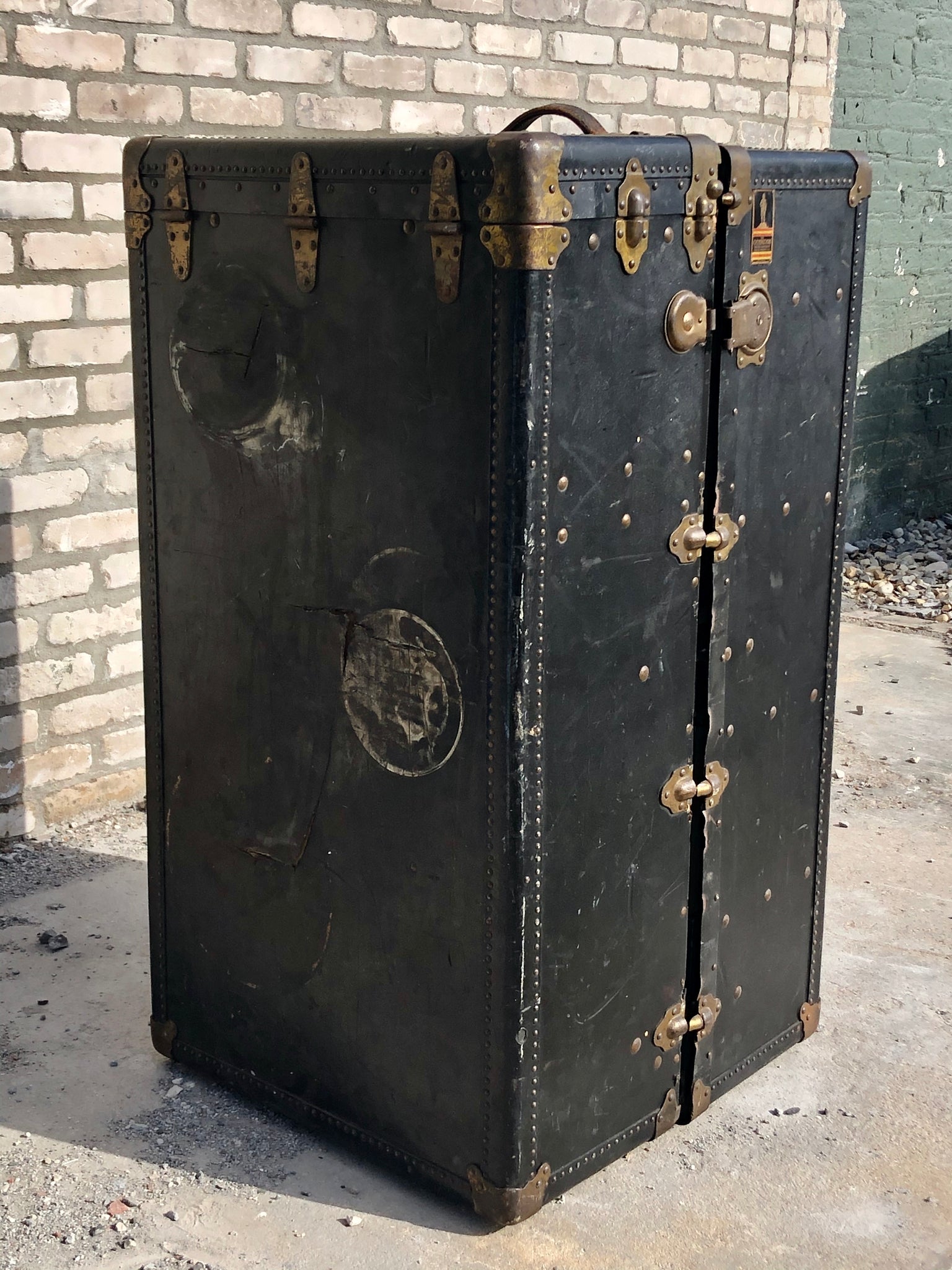 Antique Wardrobe Steamer Trunk – Dandy