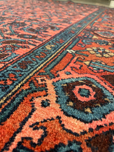 Pink, Red + Blue Area Rug