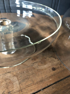 Glass Cake Stand w/ Dome