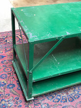Load image into Gallery viewer, Green Industrial Cart on Casters
