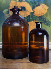 Load image into Gallery viewer, Amber Glass Bottles Set (2)
