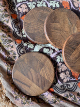 Load image into Gallery viewer, Dansk Wooden Coaster Set (4)
