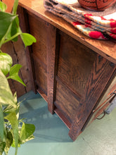 Load image into Gallery viewer, Antique Wood File Cabinet / End Table
