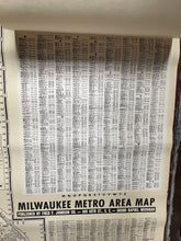 Load image into Gallery viewer, Milwaukee Metro Area Map, 1971
