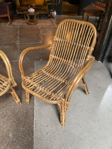 Boho Rattan Chair Set (2)