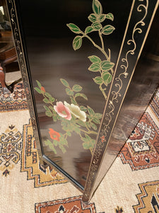 Black Lacquered Chinese Cabinet