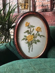 Convex Floral Embroidery