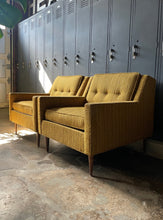 Load image into Gallery viewer, Mid-Century Mustard Armchair Set (2)
