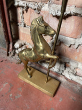Load image into Gallery viewer, Brass Horse Candle Holder
