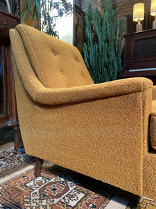 Mustard Mid-Century Armchair