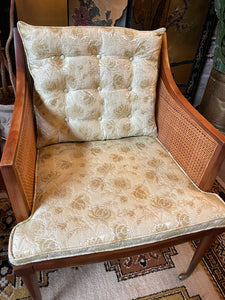 Twin Caned Accent Chairs