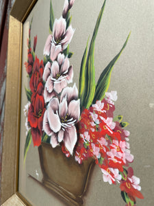 Floral Painting by G. Inez cir. 1960s