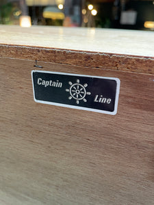 D-Scan Captain Line Teak Display w/ Lighting