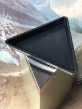 Load image into Gallery viewer, Triangular Metal &quot;Plastic&quot; Recycling Bin
