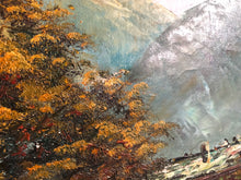 Load image into Gallery viewer, Large Mountainous Landscape Painting by Johnson
