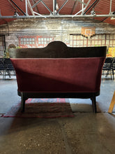 Load image into Gallery viewer, Antique Tufted-Velvet Settee
