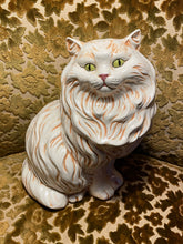 Load image into Gallery viewer, Green-Eyed Ceramic Cat
