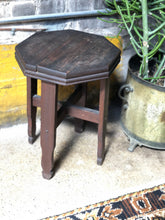 Load image into Gallery viewer, Antique Octagonal Plant Stand / Side Table
